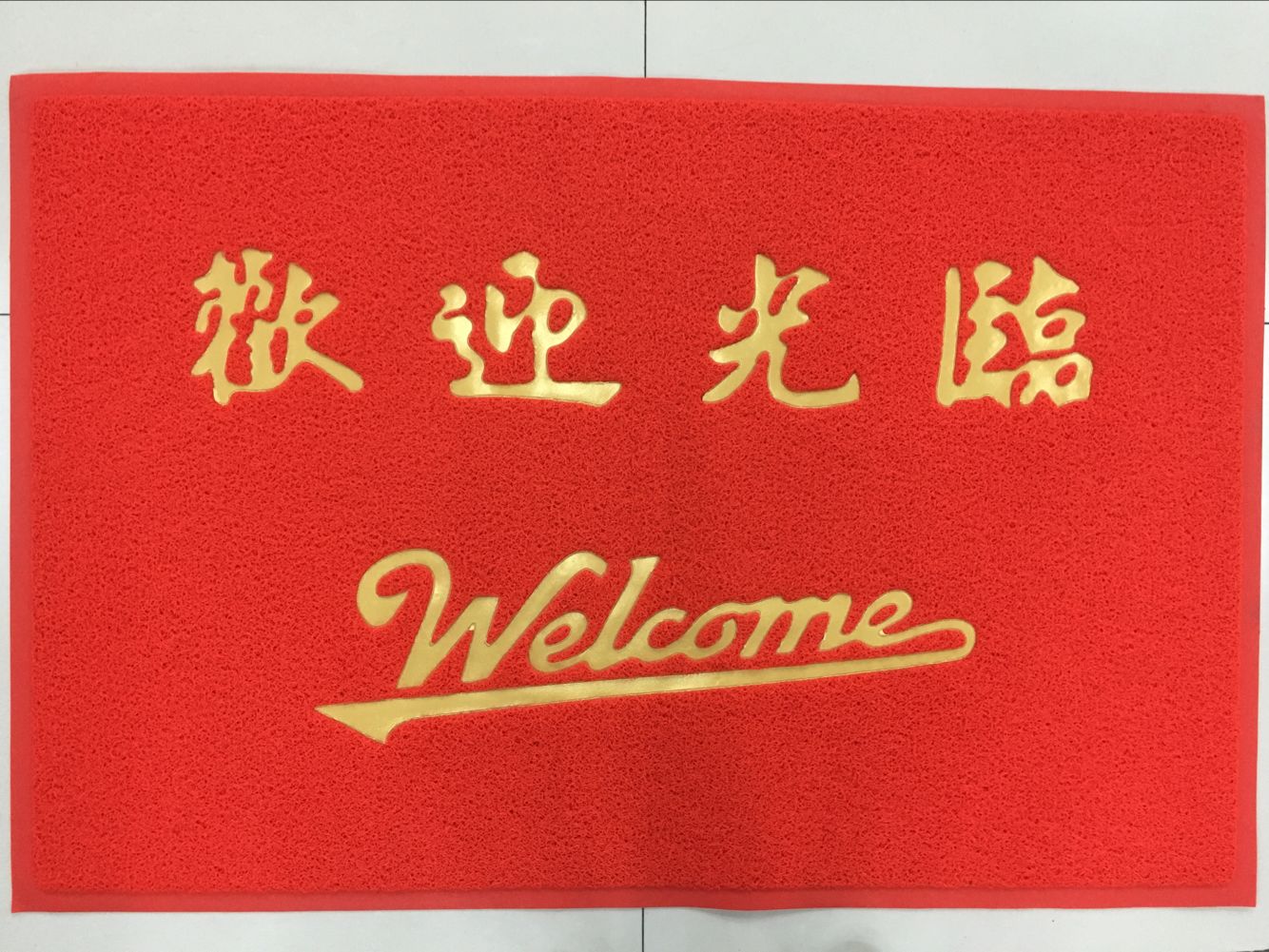 Welcome to the thickened version! Welcome mat, brushed mat, door mat, foot mat, PVC floor mat, wire ring floor mat, 78*118cm Specification drawing