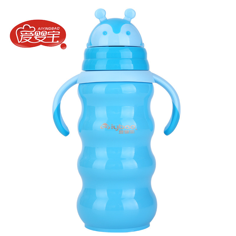 Aiyingbao Autumn Winter Insulated Water Cup 304 Stainless Steel Double Vacuum Insulation Closed Slide Cover 300Ml details Picture