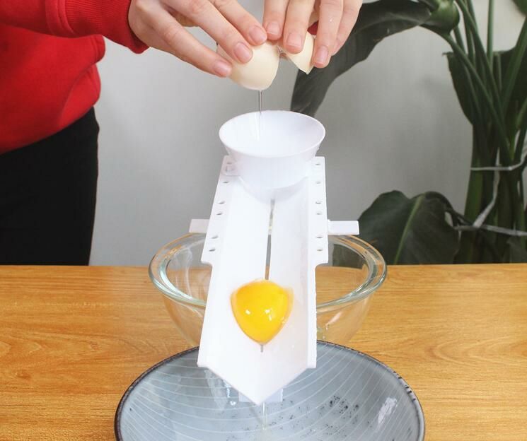 Egg separator创意滑梯蛋清蛋黄分离器鸡蛋过滤器