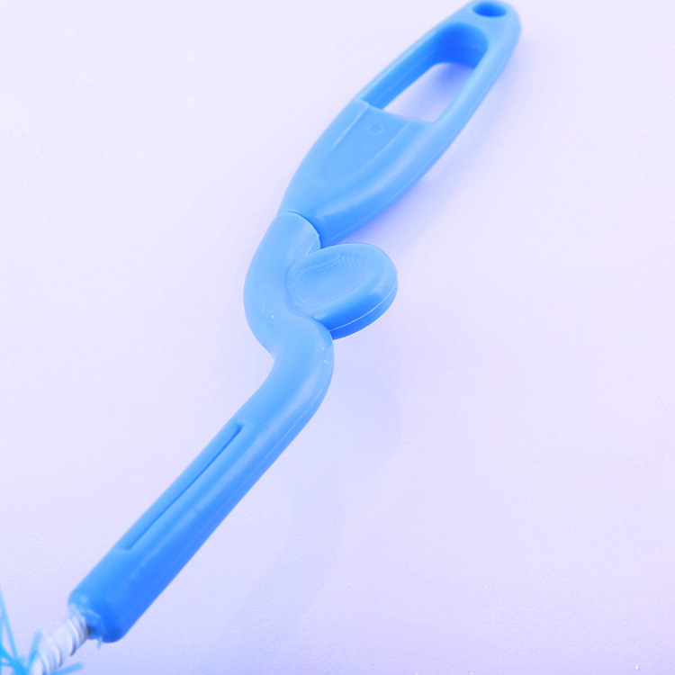 Aiyingbao baby Products' creative long-handled baby bottle brush, three-dimensional sponge cleaning brush, single opp set details Picture