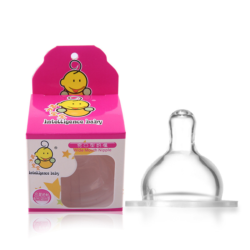 The intelligent baby breast milk sensing wide-mouth feeding pacifier can be matched with various wide-mouth baby bottles. Factory direct sales Specification image