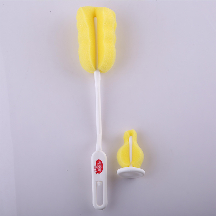 Aiyingbao Baby Bottle Cleaning Brush 360-degree Rotating sponge nipple Brush Set Baby bottle Cleaning set details Picture
