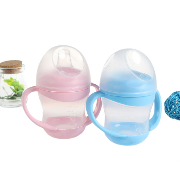 Intelligent Baby Wide Caliber Baby Drink Cup 360 Degrees Can Rotate Children's Duck Mouth Water Cup 160Ml