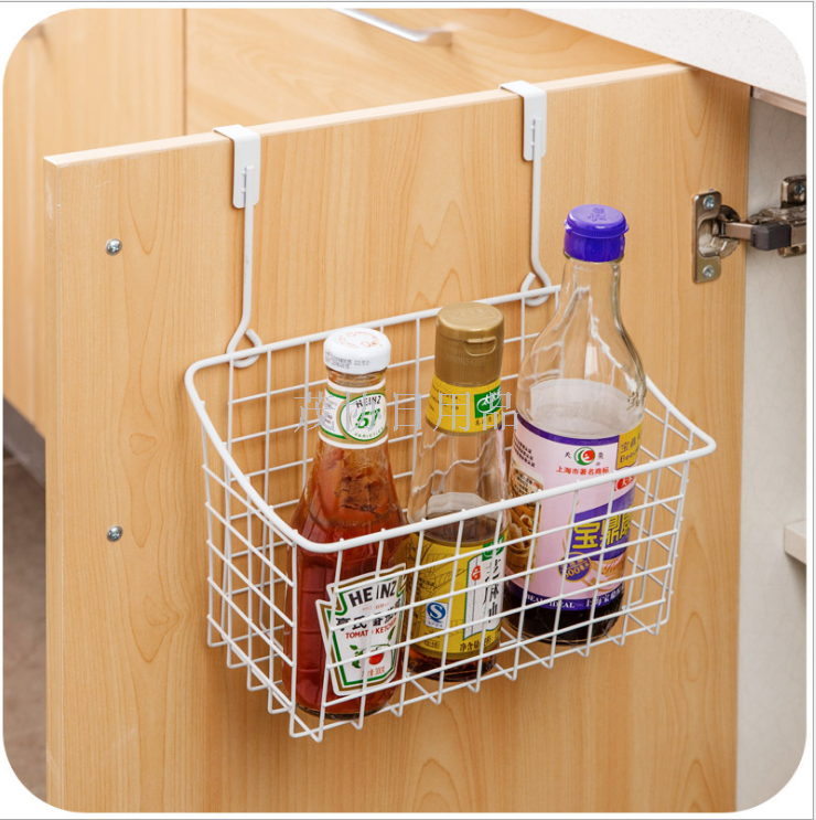 Japanese cabinet hanging basket cabinet door after the office file cabinet hanging rack kitchen sink sink hanging basket creative storage