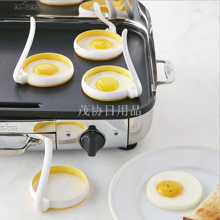 Cross-border silicone egg omelette creative kitchen supplies Egg omelette Kitchen tools Kitchen omelette rings