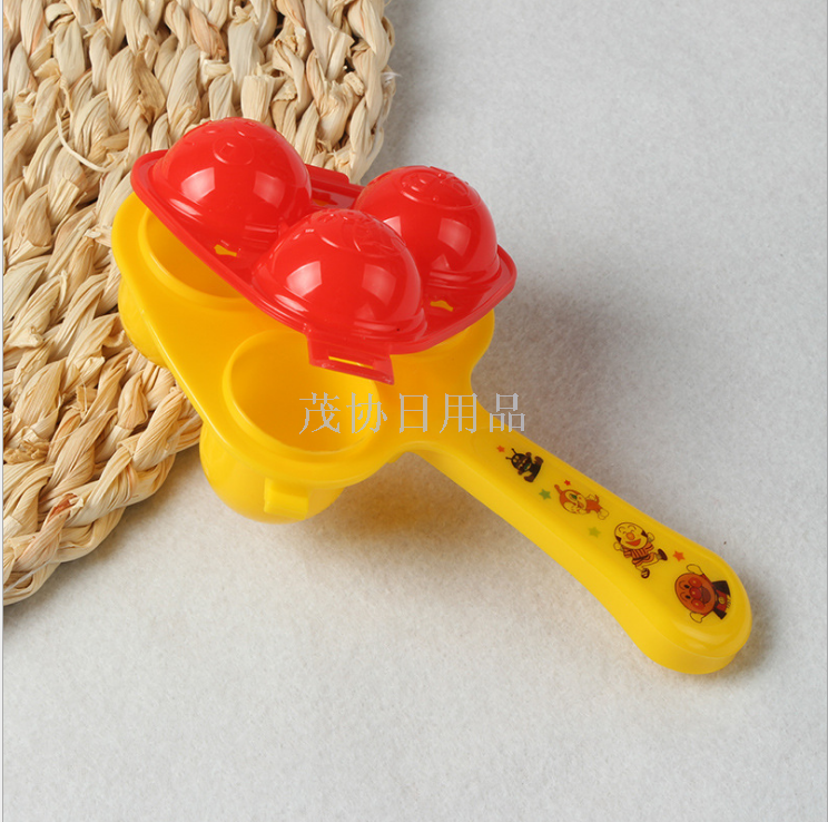 Breadman Douyin's same style rice-shaking rice ball mold for infants, children and babies, three-ball rice balls with rice spoons and embossing utensils, only for foreign trade and export. Only for foreign trade and export Specification image