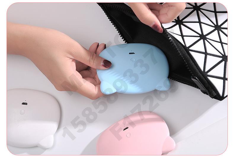 مرآة مكياج صغيرة صغيرة من طراز USB مزودة بمصابيح الدايود المبتعث للضوء، ومرآة مكياج لمكياج details Picture