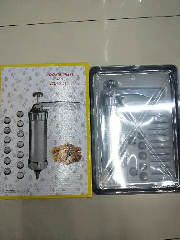 铝合金套装饼干机家用饼干机曲奇饼干挤压机套装烘培模具