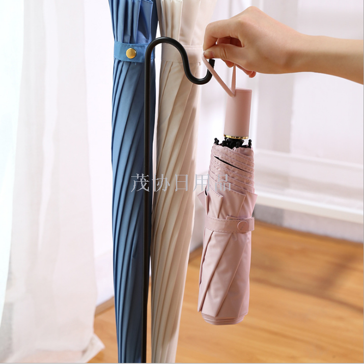 达倍思日式水泥雨伞收纳架 家用铁艺伞架长柄伞折叠伞座 笔筒伞筒细节图