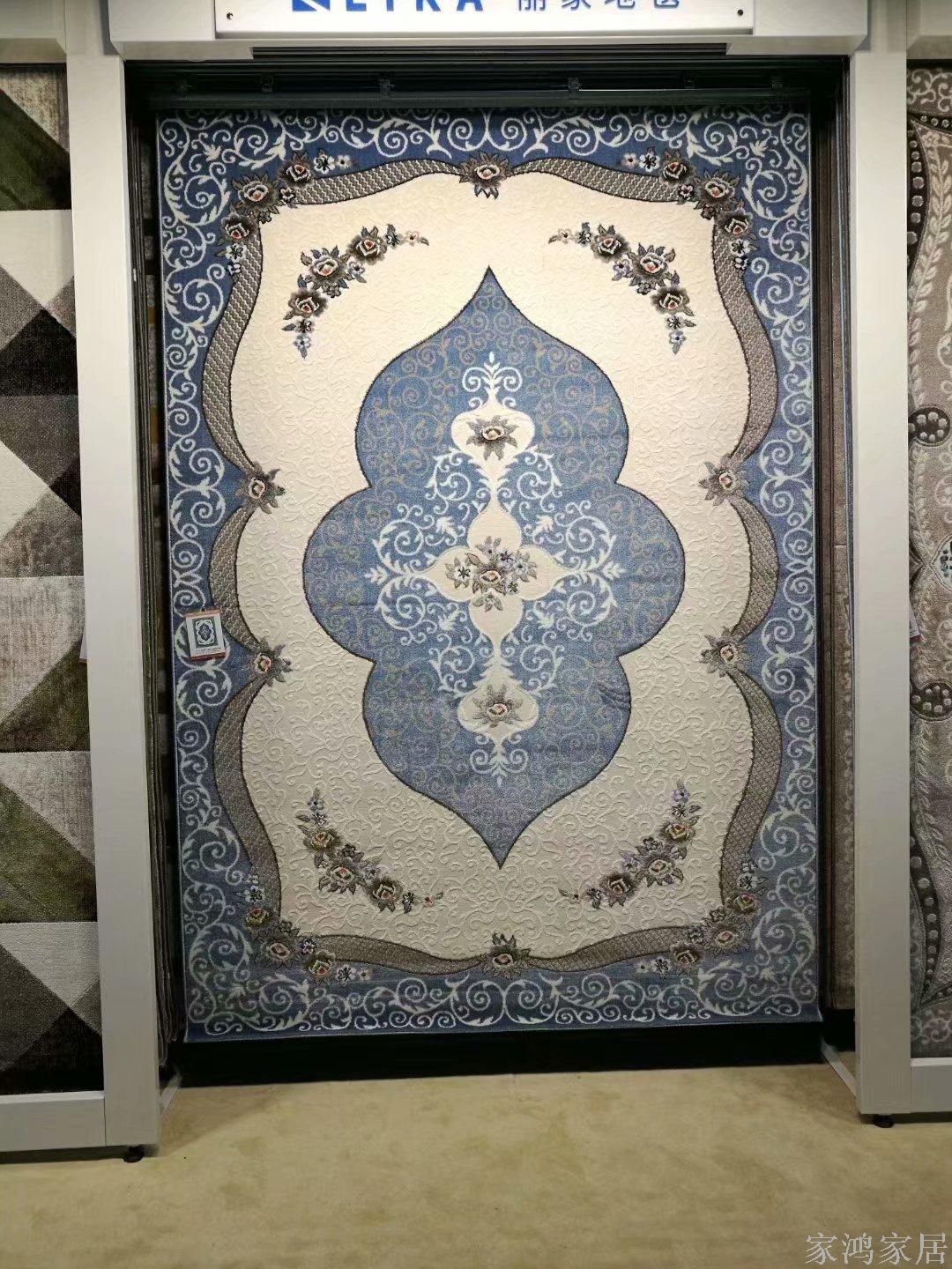 ins北欧风欧式家用酒店办公室床边地毯地垫