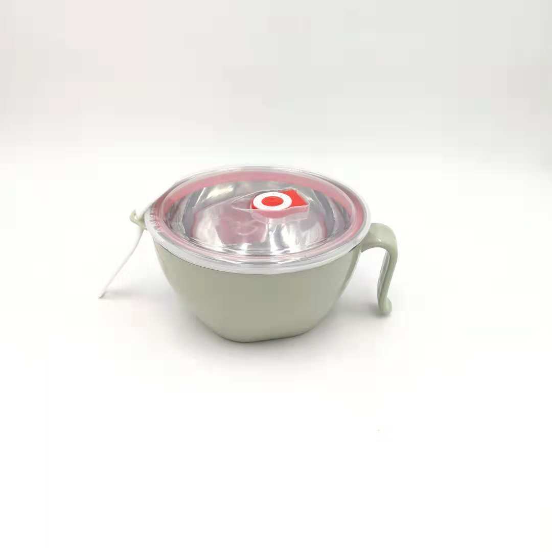 十元店精品店创意时尚礼品1200ML不锈钢泡面碗细节图