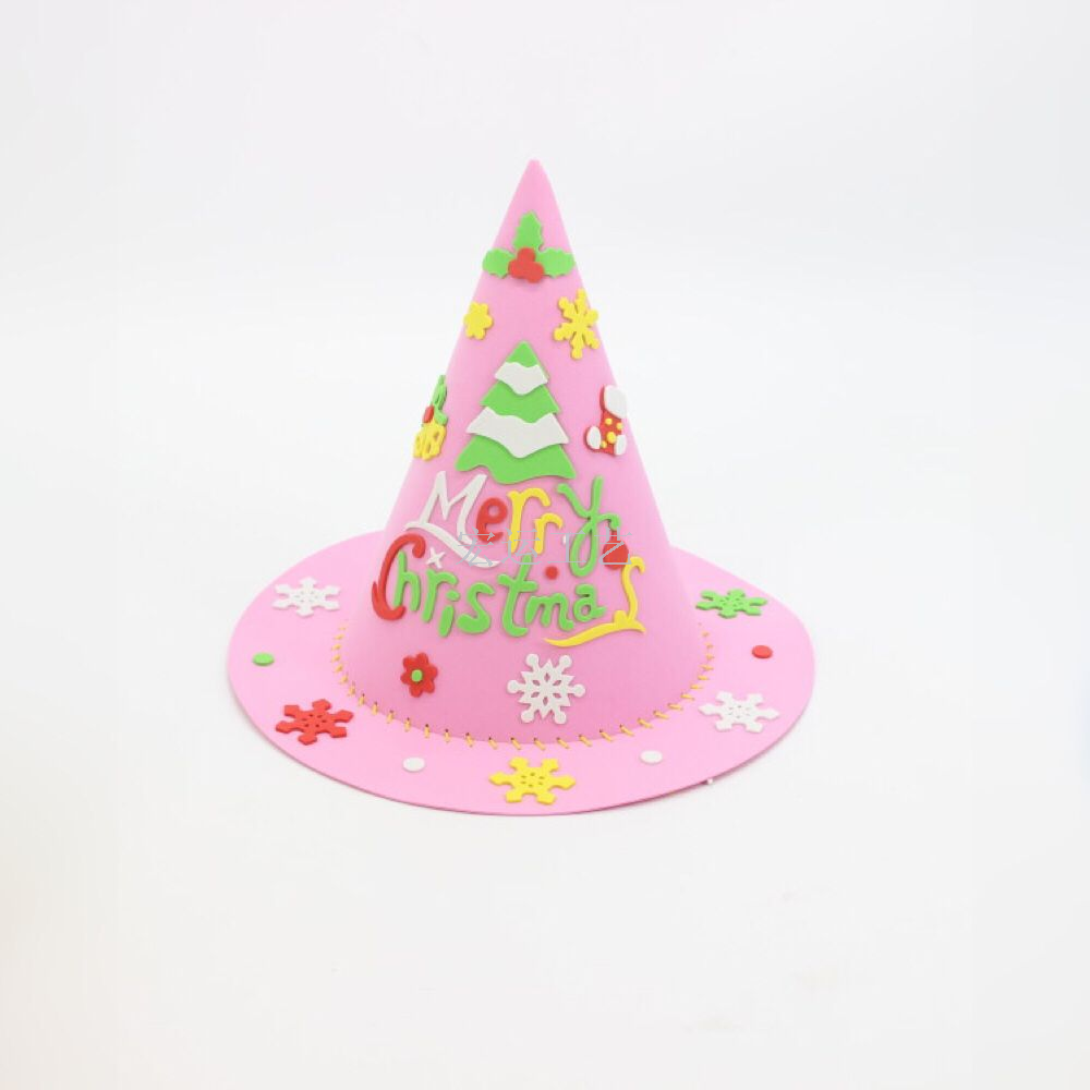 eva圣诞节手工帽子手提篮包包幼儿园手工DIY材料包产品图