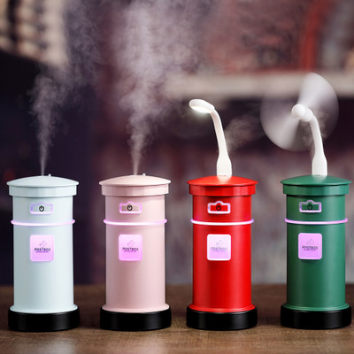 Post box USB Air Home Mute Ultrasonic Cartoon 3-in-1 Manufacturer Mini Creative humidifier