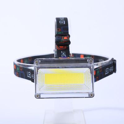 COB headlamp Dual purpose outdoor portable headlamp LED emergency lighting headlamp