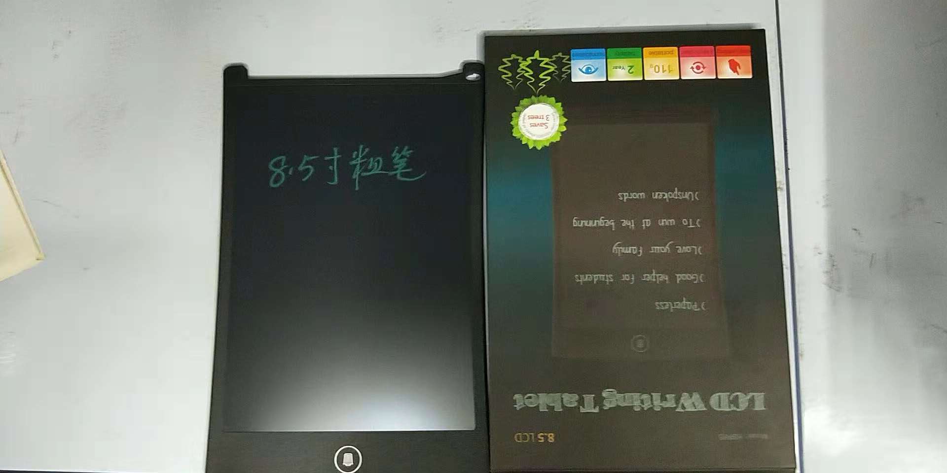 8.5-inch thick-pen LCD handwriting pad for drawing, doodling, leaving messages, taking notes, memo, drafts, and small blackboard details Picture