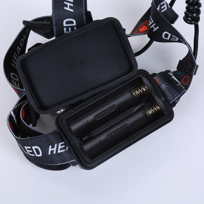 LED strong baldheaded prime outdoor lighting charging longshot fishing mining lamp inductive charging headlamp