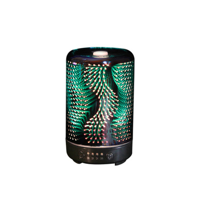 3D香薰机加湿器家用超声波创意香薰灯七彩小夜灯产品图