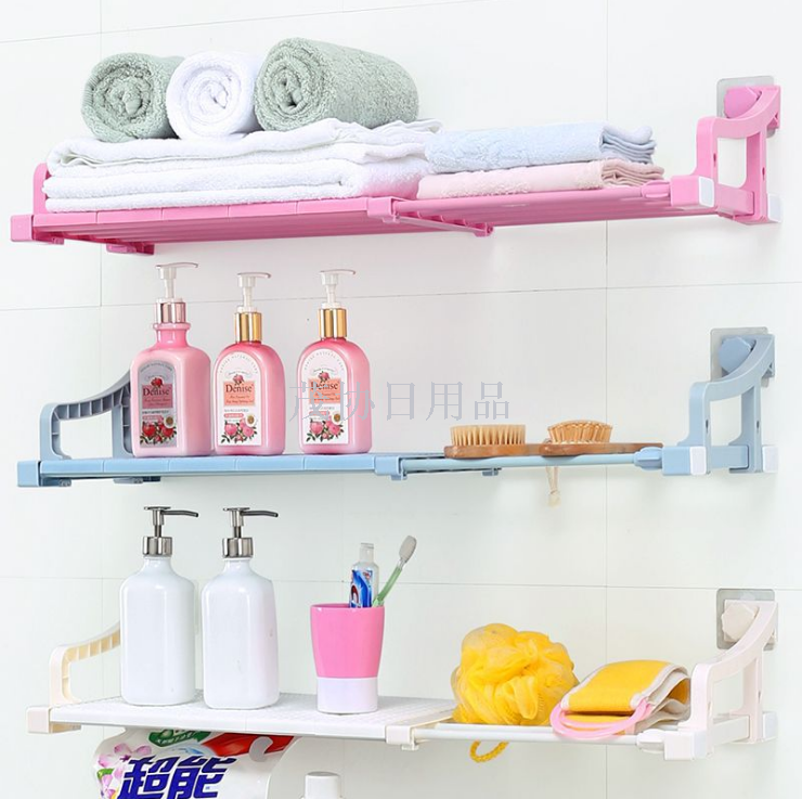 浴室置物架马桶吸壁式厕所收纳架免打孔架壁挂洗衣机卫生间放置架产品图