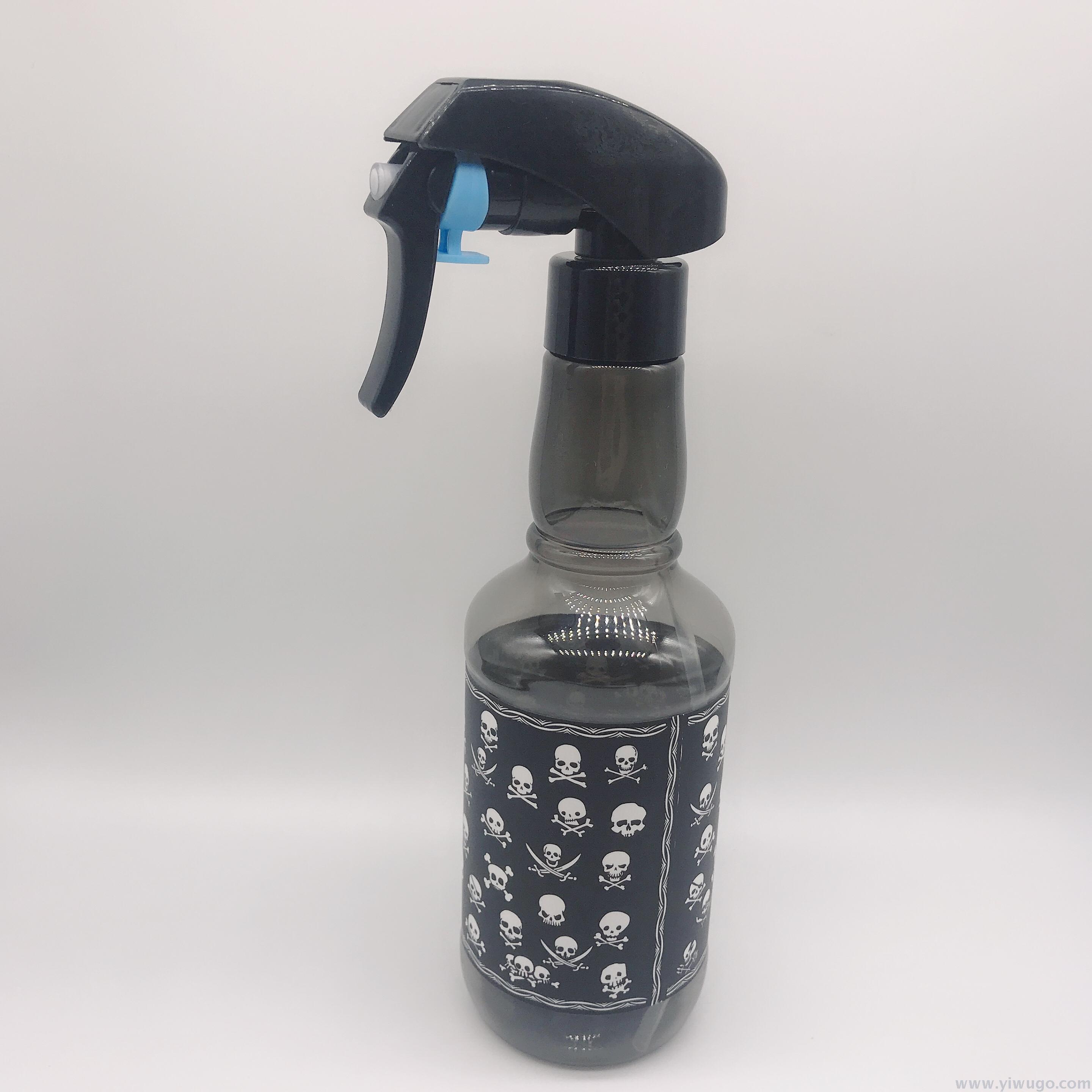 Vintage wine bottles for hair care products, spray bottles for hairdressers in barber shops, European and American oil-based spray bottles details Picture