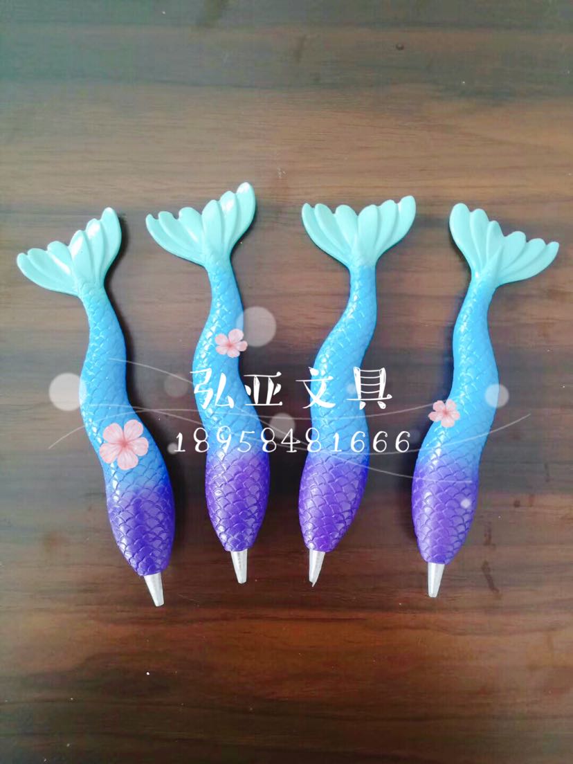 Ocean Series Mermaid ballpoint Pen fishtail pen