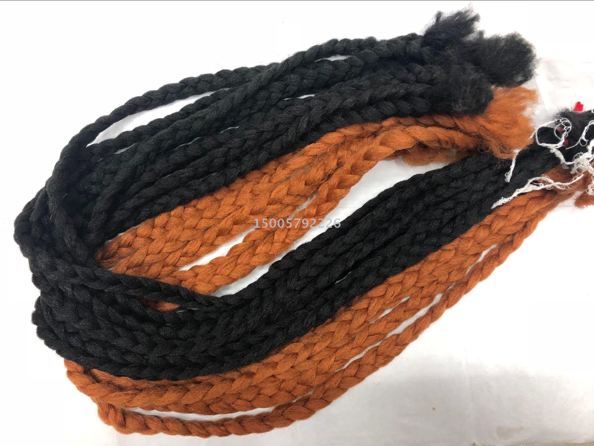 外贸出口非洲爆款假发线丙纶丝假发毛线辫子线黑人脏辫纱