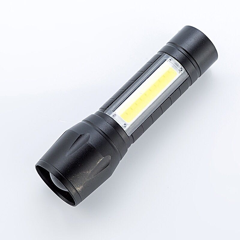Wholesale of best-selling USB charging aluminum alloy small flashlights, multi-functional high-intensity flashlights, work lights and COB lights