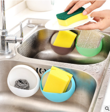 Bathroom Suction Cup Soap Box Toilet Creative Simple Soap Rack Soap Box Soap Dish Kitchen Wall Hanging Drain details Picture