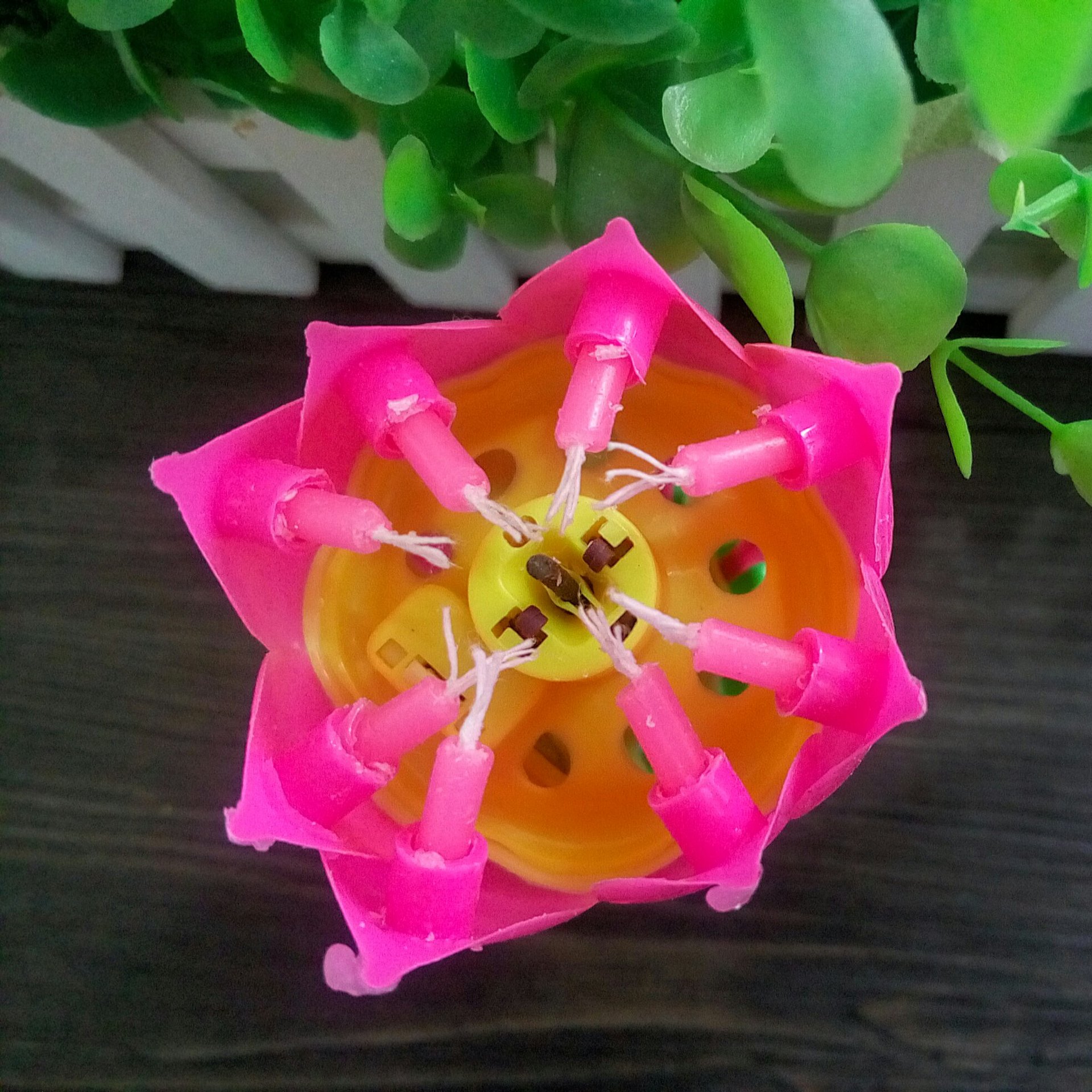 荷花蜡烛生日蛋糕趣味音乐荷花蜡烛莲花蜡烛开花音乐蜡烛产品图