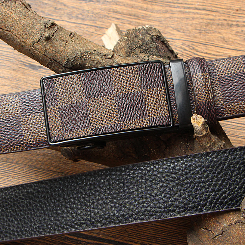 Belt Men's Leisure Business All Automatic Buckle Men's Belt With Leather Buckle Belt Application Scenario