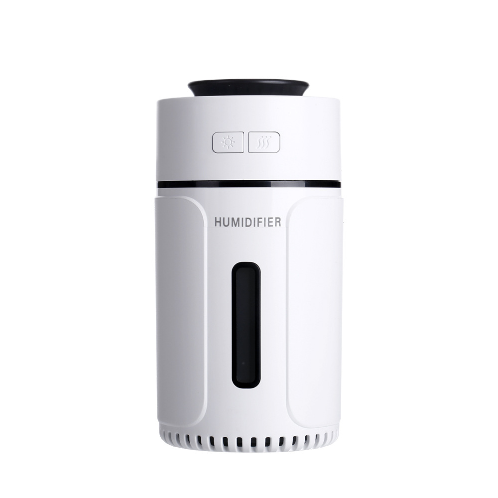 The new Kuanxin humidifier, USB mini desktop humidifier, moisturizing and hydrating device, seven-color night light, and creative humidification Application Scenario