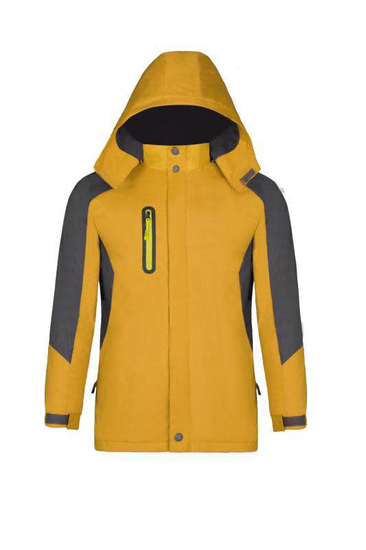 Haoen mountain jacket for men and women in winter jacket with velvet padded outdoor jacket wind-proof warm mountaineering wear popular logo thumbnail