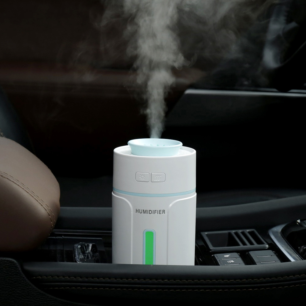 The new Kuanxin humidifier, USB mini desktop humidifier, moisturizing and hydrating device, seven-color night light, and creative humidification details Picture