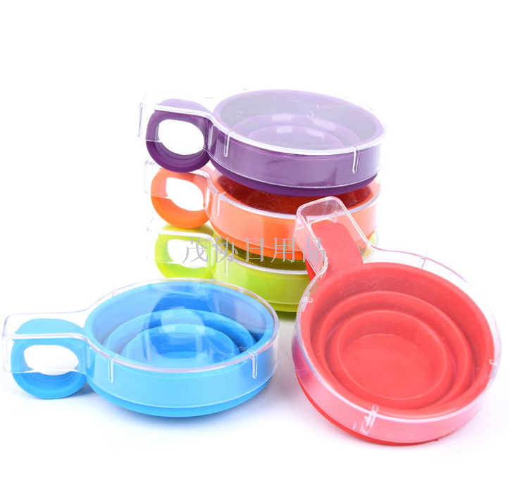 Sports water bottle, folding water cup, silicone cup, outdoor folding water cup, outdoor sports products Specification image