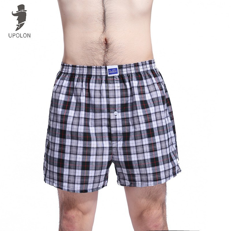 Men's underwear woven fabric plus size arrow pants men's foreign trade plus size pure cotton beach pants big pant loose