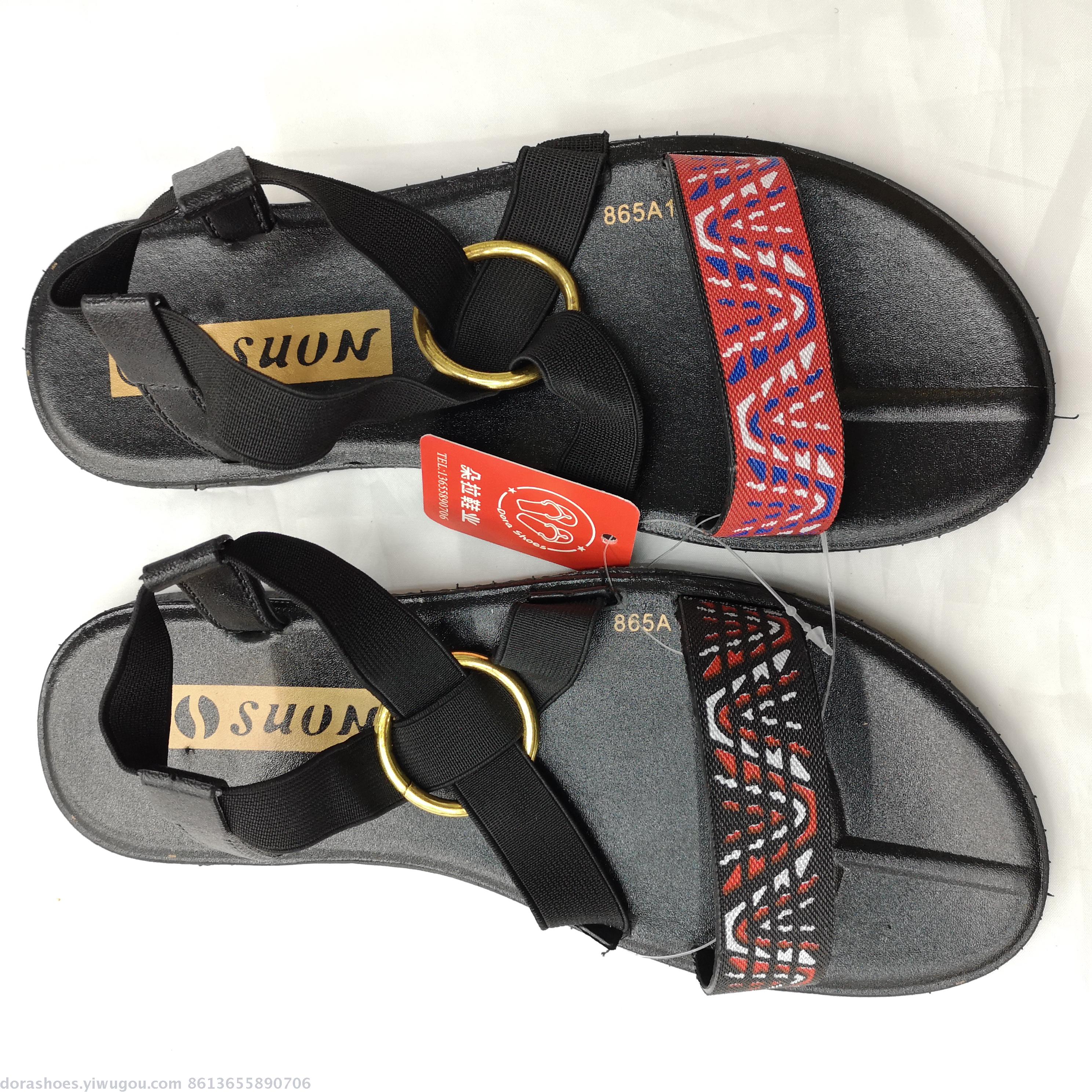 Blow up pvc sandals with webbing slippers