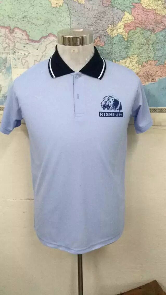高档纯色翻领polo衫定做广告衫文化衫定制工作服活动服批发印字产品图