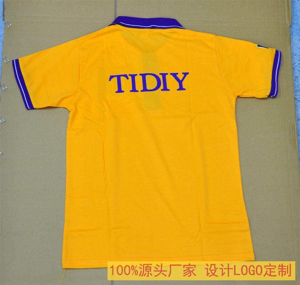 短袖翻领广告衫定制polo衫订做空白衫印字 定做车友会t恤厂服产品图