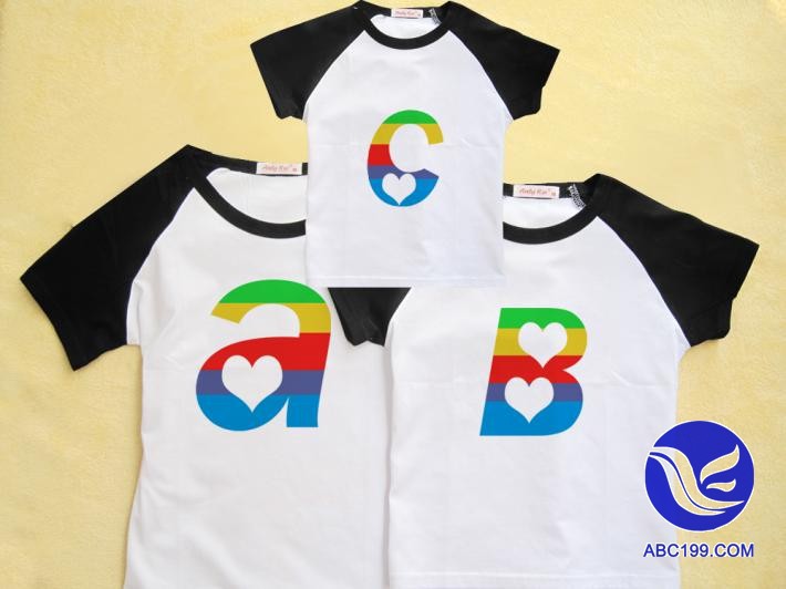 【 Customized 】 Heat sublimation DIY children's T-shirt, round-neck Cultural shirt, Photo studio gift Specification image