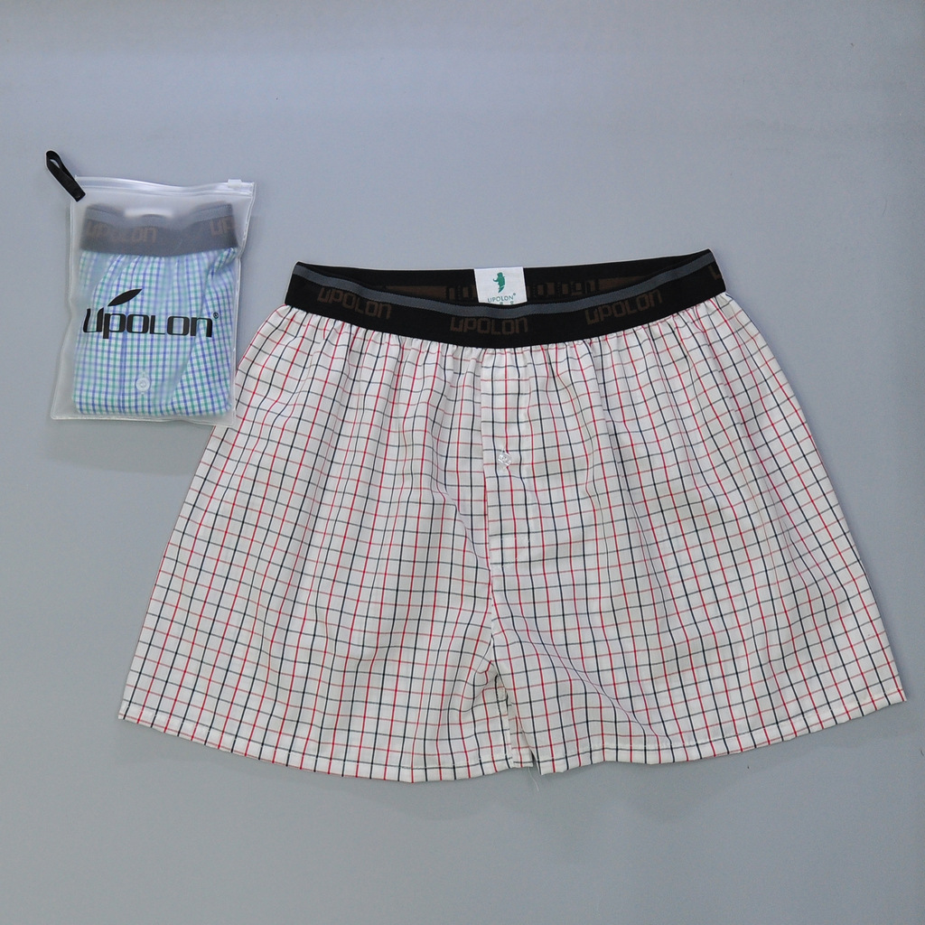 Fashion plaid Arro pants young fashion boxer briefs home convenience pajama pants on the waist gelatin