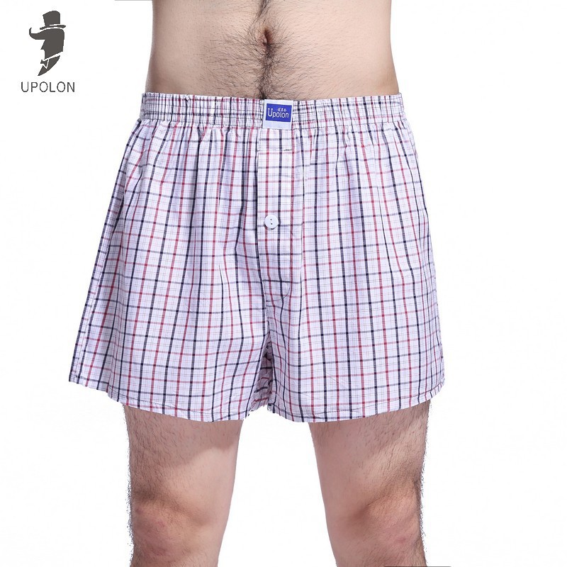 男士内裤梭织布加大码阿罗裤男外贸大码纯棉沙滩裤大裤衩宽松产品图