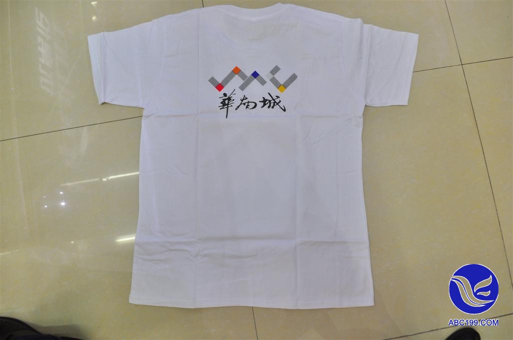 工厂批发 空白短袖文化衫DIY 180克广告衫纯棉T恤 爆款班服定制细节图