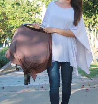 亚马逊婴儿推车遮盖罩超市购物车垫喂乳哺乳遮乳巾Car Seat Cover