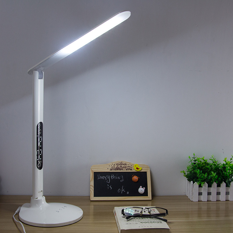 Touch dimming color tempering Super bright multifunctional folding perpetual calendar learning LED eye protection table lamp folding lamp