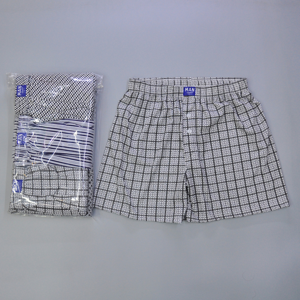 Knit arrow pants men's big pants printed front skirt combination of old man convenience pants pajama pants