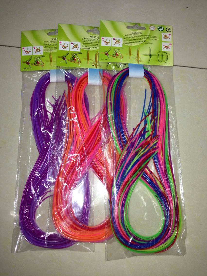 厂家直销 专业供应环保无味 PVC编织绳 儿童玩具 DY产品