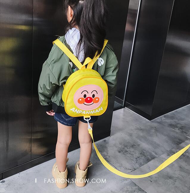 Children's schoolbags, cartoon backpacks, double-shoulder backpacks, breadman, cute little bags for children aged 2 to 8 in kindergartens Application Scenario