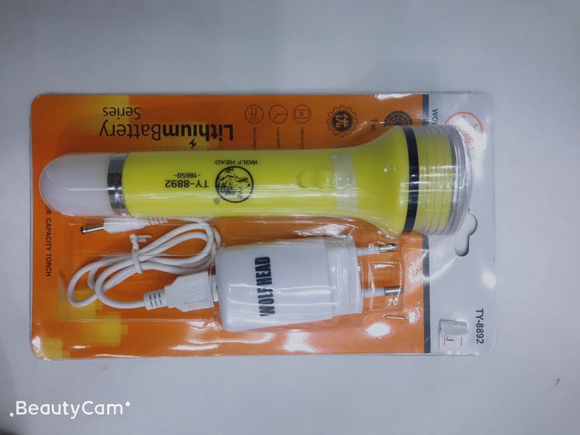 8892 wolf head Led Rechargeable Flashlight