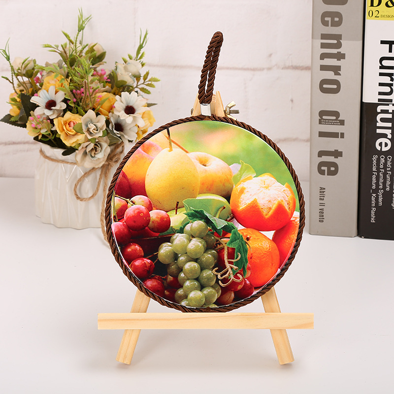 [LOVELY HOME] [hold ja] ceramica pot mat ceramica pot mat transferencia de calor decoración colgante Application Scenario