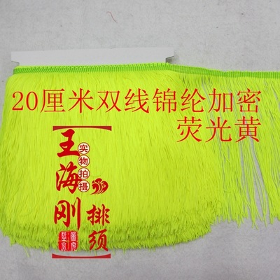 Stage Clothing Accessories/Latin Dance Fringe/Nylon Encryption Double Line Row Must Be 20Cm Long Welcome Wholesale Application Scenario