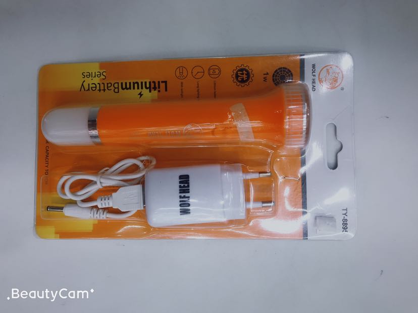 8895 wolf head Led Rechargeable Flashlight